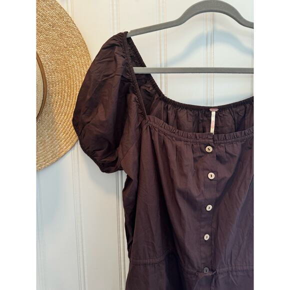 FREE PEOPLE ROMPER NWT MEDIUM - Picture 3 of 3